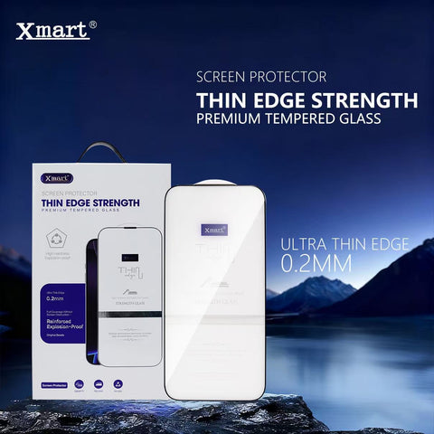 Image of Xmart Thin Edge Strength Tempered Glass Screen Protector – 0.2mm Ultra-Slim Design**