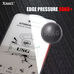 50KG Strength ULTRA STRONG GLASS Screen Protector for iphone 15, 16, 17 TOP Tempered Glass with 9H+ Hardness