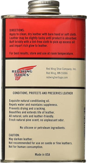 Red Wing All Natural Boot Oil